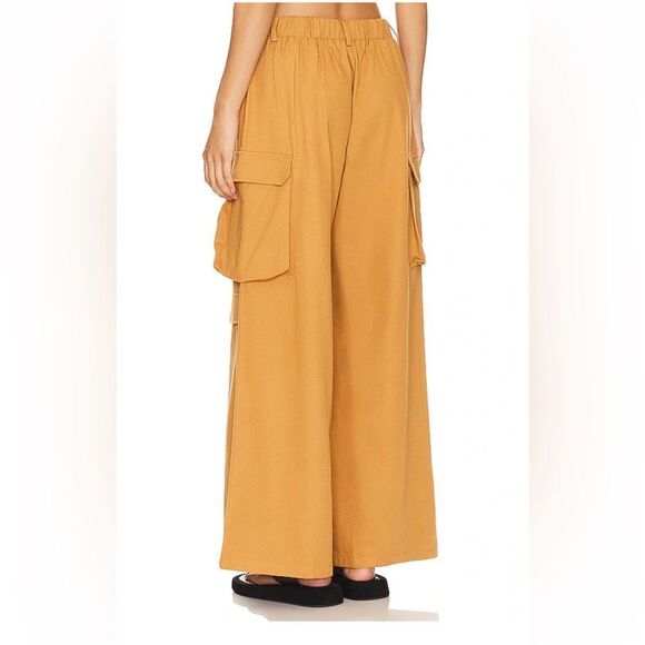 NWT Superdown Piper Cargo Pants in Khaki Brown wide leg Revolve XS - Picture 4 of 8